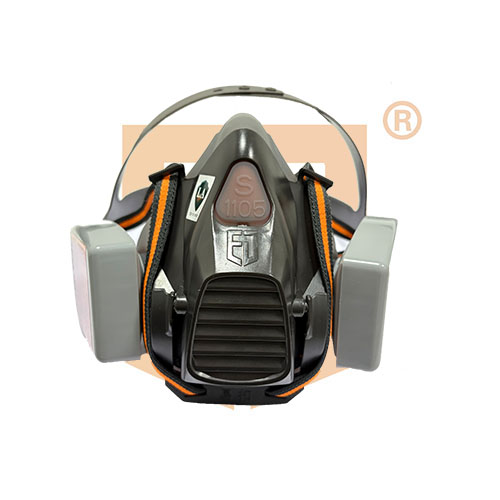 Dust-proof half mask, 1105K + 6101P