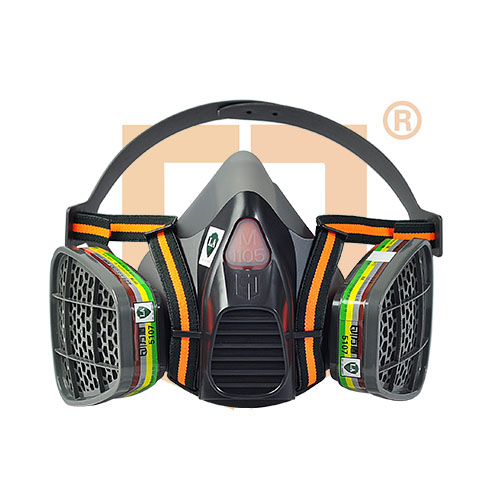 Dust proof half mask 1105c+5107 filter box