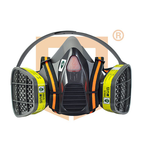Dust proof half mask 1105c+5103 filter box