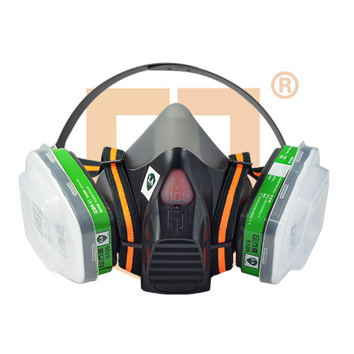 Dust proof half mask 1105c+5105 dust and toxin dual protection 7-piece set