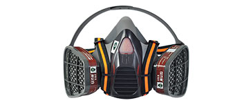 What are the main applications of filter type gas masks?