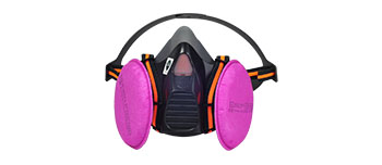 How do argon arc welding workers choose protective masks