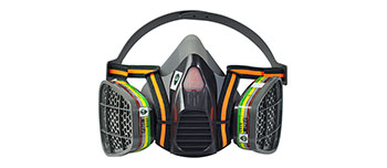 How do natural gas workers choose protective masks